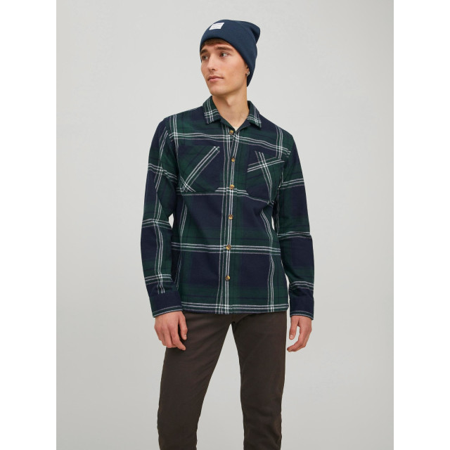 Jack & Jones Heren muts jaclong knit beanie navy 12150627 large