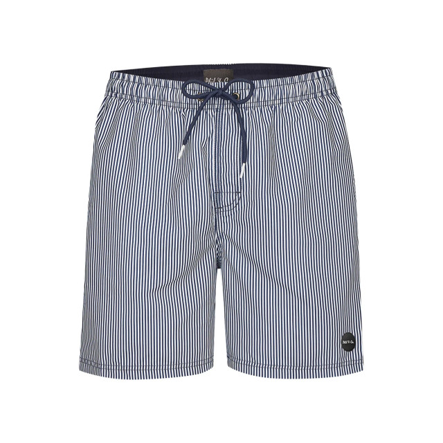 Phil & Co Gestreepte zwemshort heren / wit PH-SW-688 large