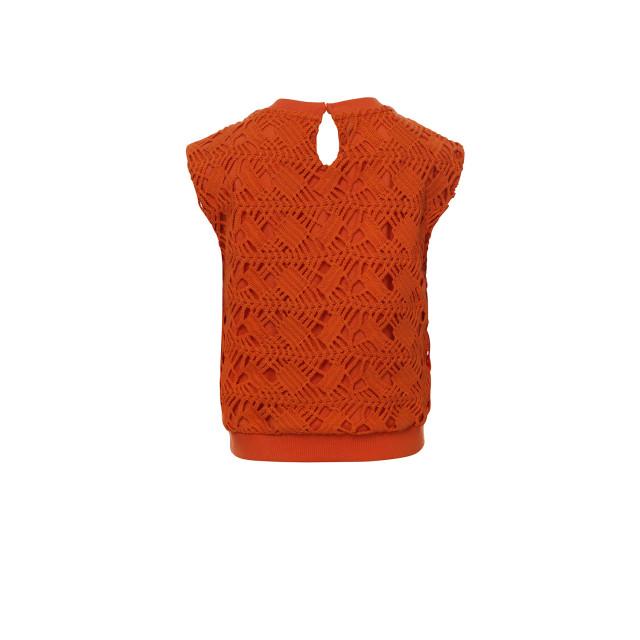 Looxs Revolution Gehaakt / gevoerd mouwloos trui'tje voor meisjes in de kleur 2312-5463-532 large Looxs Revolution Gehaakt / gevoerd mouwloos trui'tje voor meisjes in de kleur 2312-5463-532 large