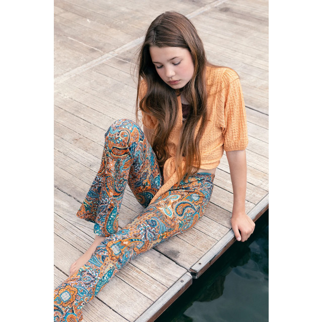 Looxs Revolution Zomer knoop vestje abricot voor meisjes in de kleur 2312-5165-276 large