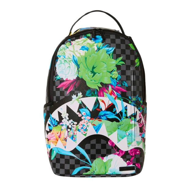 Sprayground Neon floral dlxsv backpack neon-floral-dlxsv-backpack-00052234-black-multi large