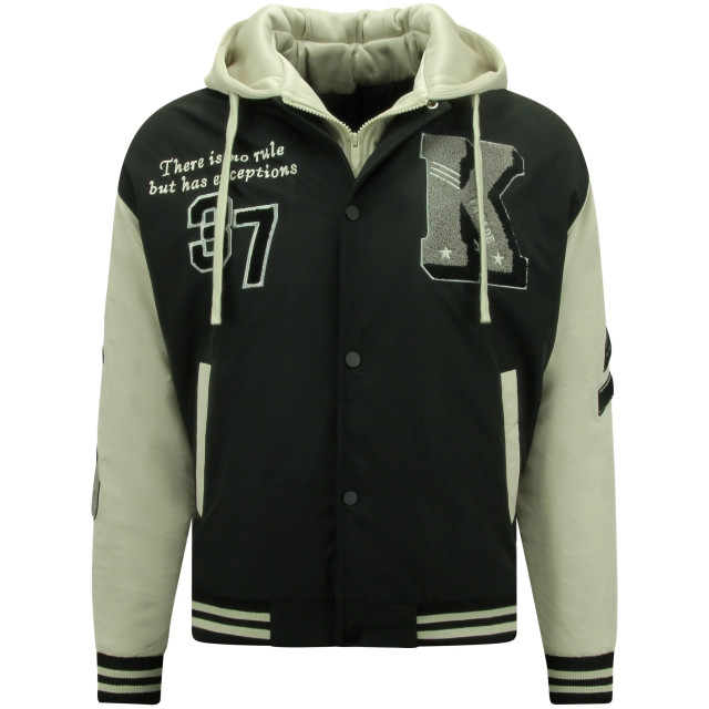 Enos Oversized college jassen met capuchon 8630 MF-8630 large