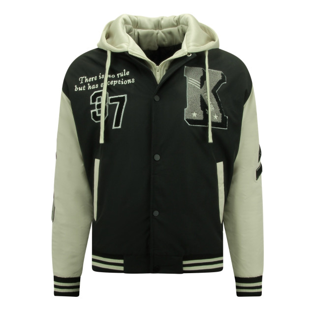 Enos Oversized college jassen met capuchon 8630 MF-8630 large