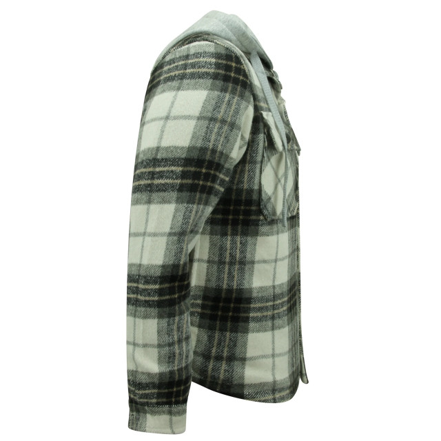 Enos Houthakkers jas met teddy wol capuchon 7091 LK-7091 large