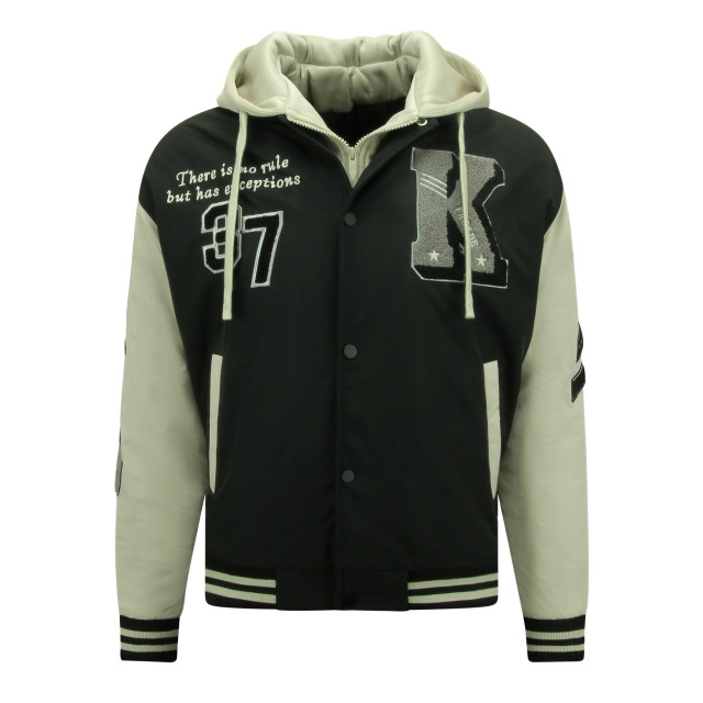 Enos Oversized college jassen met capuchon 8630 MF-8630 large