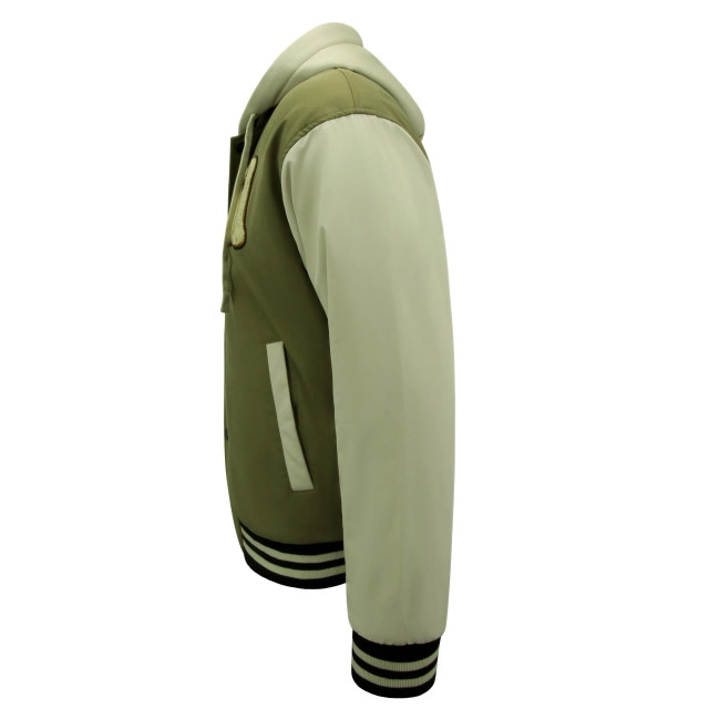Enos Oversized baseball jas classic met capuchon 8632 MF-8632 large Enos Oversized baseball jas classic met capuchon 8632 MF-8632 large