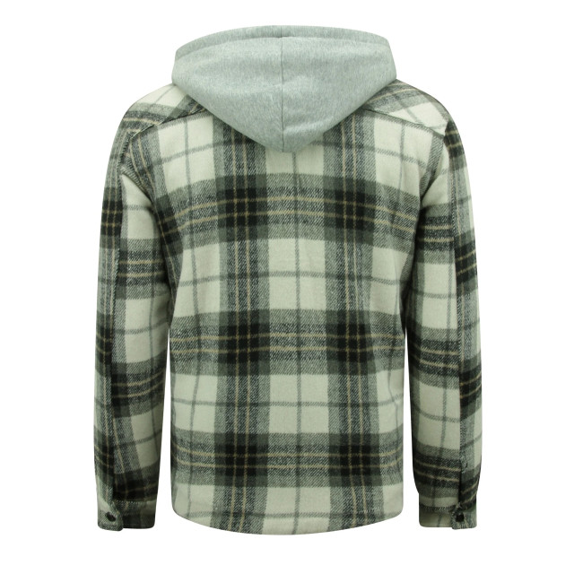 Enos Houthakkers jas met teddy wol capuchon 7091 LK-7091 large