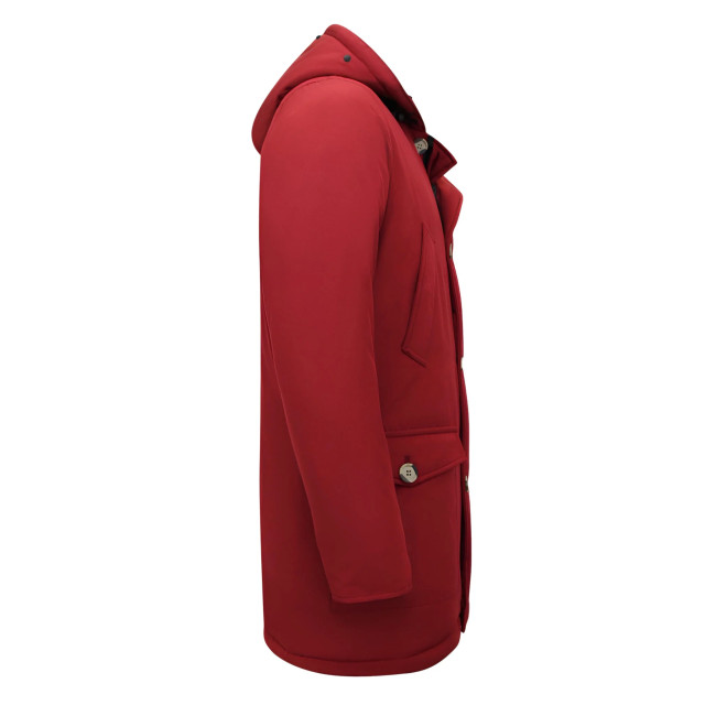 Enos Winterjas parka gewatteerd 7101-RD large