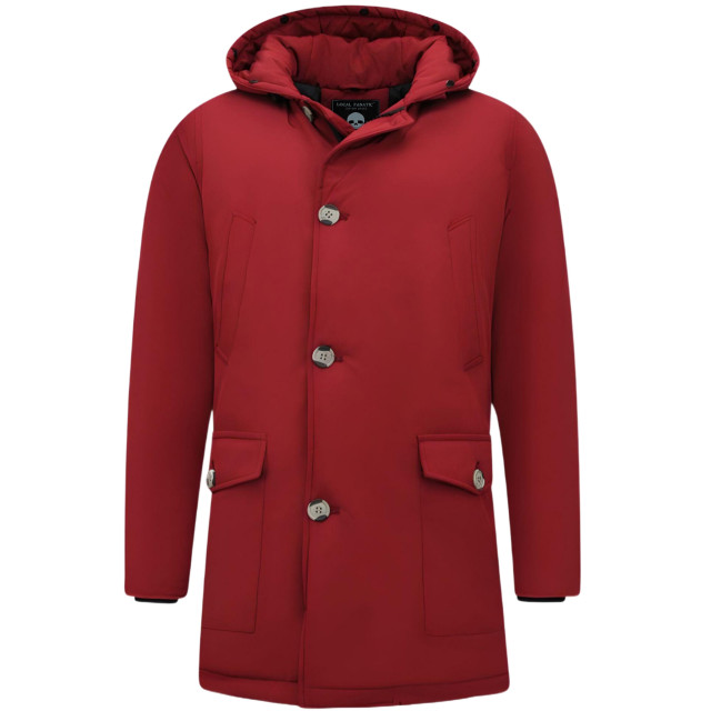 Enos Winterjas parka gewatteerd 7101-RD large