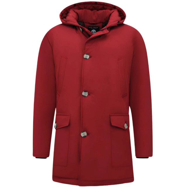 Enos Winterjas parka gewatteerd 7101-RD large