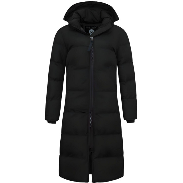 Matogla Lange puffer jas getailleerd 8606 large Matogla Lange puffer jas getailleerd 8606 large