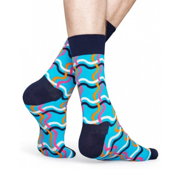 Happy Socks Squiggly printjes unisex Squiggly large