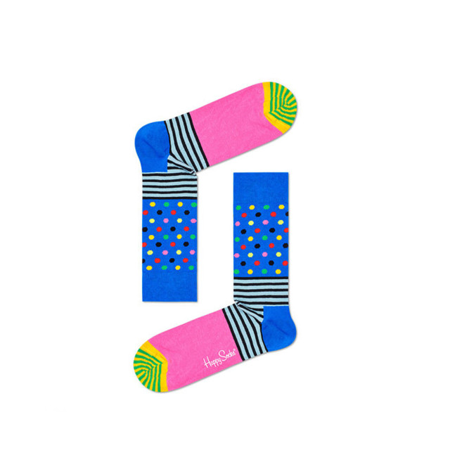Happy Socks Stripes en dots printjes unisex Happy Socks - Stripes en dots large