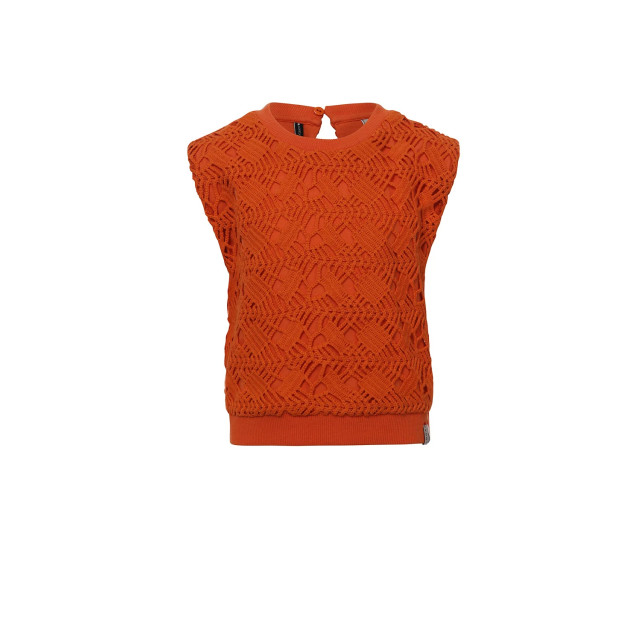 Looxs Revolution Gehaakt / gevoerd mouwloos trui'tje voor meisjes in de kleur 2312-5463-532 large Looxs Revolution Gehaakt / gevoerd mouwloos trui'tje voor meisjes in de kleur 2312-5463-532 large