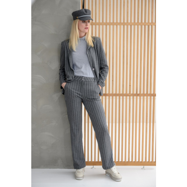 Zizo Blazer aricia pinstripe grey aricia pinstripe large