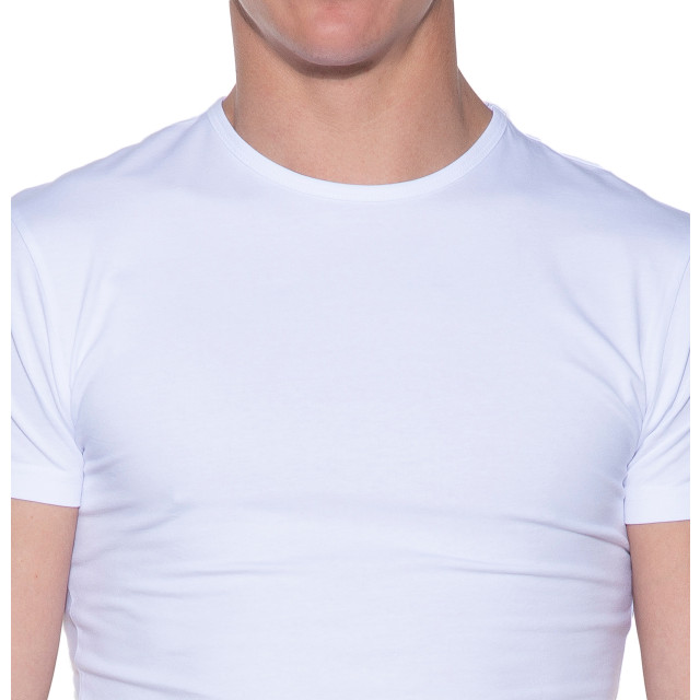 Slater Stretch t-shirt ronde hals 2-pack 038185-01-M large