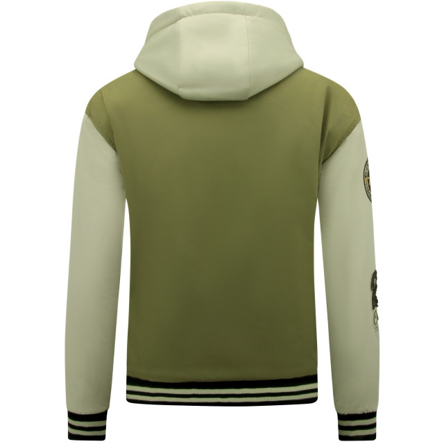 Enos Oversized baseball jas classic met capuchon 8632 MF-8632 large Enos Oversized baseball jas classic met capuchon 8632 MF-8632 large