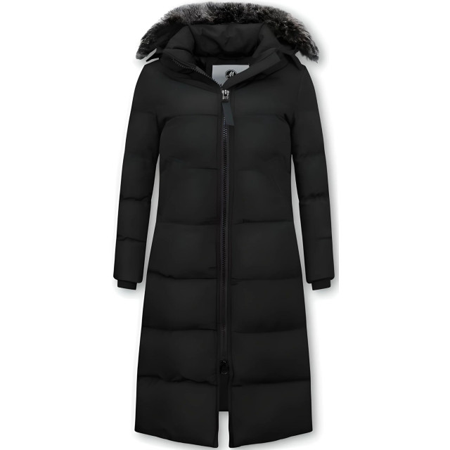 Matogla Puffer jacket lang met capuchon 8606Z large Matogla Puffer jacket lang met capuchon 8606Z large