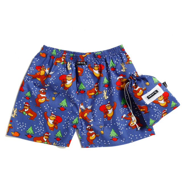 MG-1 Wijde kinder kerst boxershorts jongens kerstman MG1-536K large