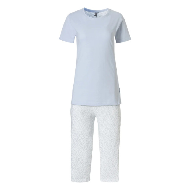 By Louise Dames capri korte pyjama set / wit BL-168-02 large