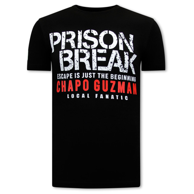 Local Fanatic Chapo guzman prison break t-shirt LF-2612 large