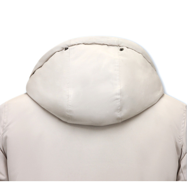 Enos Gewatteerde parka met capuchon beige 7101 large