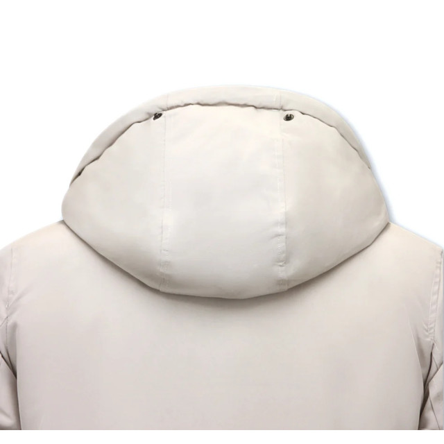 Enos Gewatteerde parka met capuchon beige 7101 large