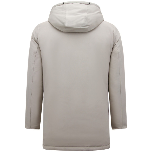 Enos Gewatteerde parka met capuchon beige 7101 large