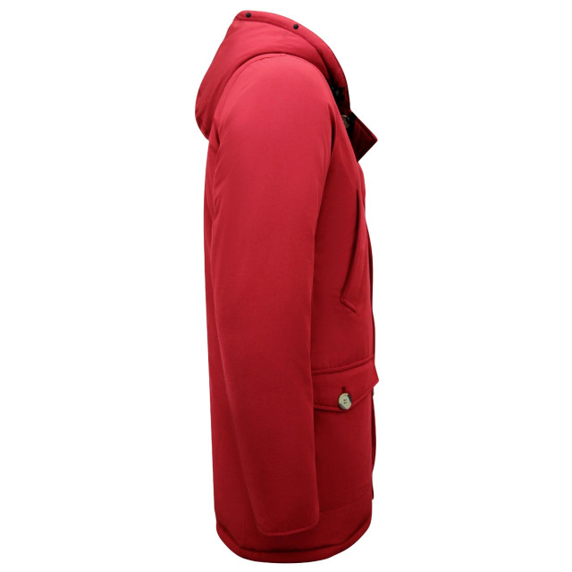 Enos Winterjas parka gewatteerd 7101-RD large