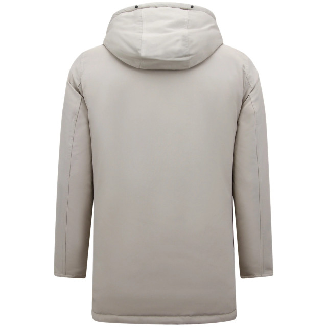 Enos Gewatteerde parka met capuchon beige 7101 large