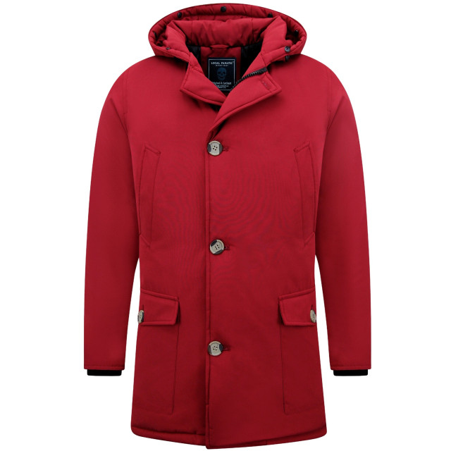 Enos Winterjas parka gewatteerd 7101-RD large