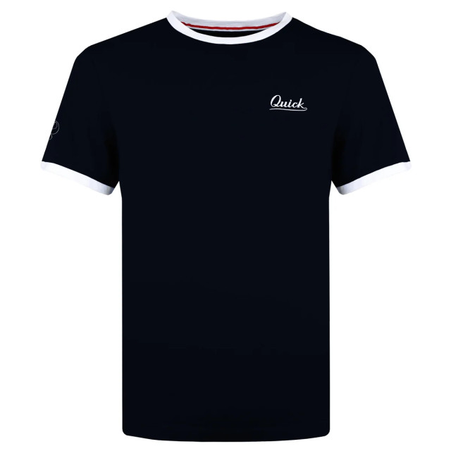 Q1905 T-shirt captain donker/wit QM2333142-695-1 large