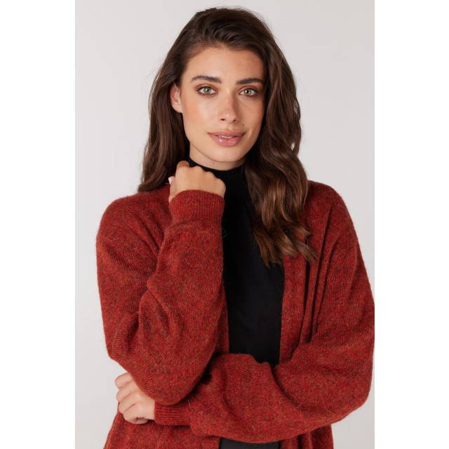 Jansen Amsterdam Hk248 knit long cardigan bibi orange Hk248 large