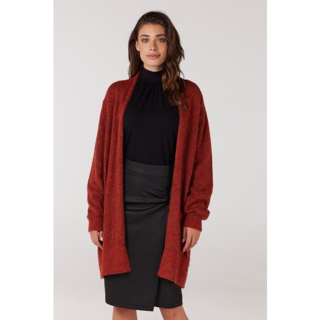 Jansen Amsterdam Hk248 knit long cardigan bibi orange Hk248 large