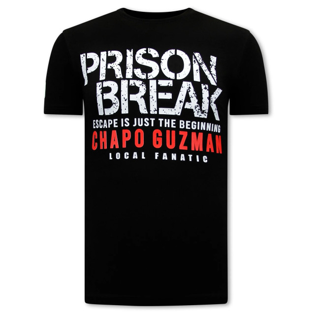 Local Fanatic Chapo guzman prison break t-shirt LF-2612 large