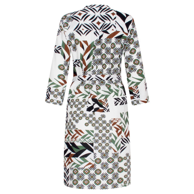 Smashed Lemon Dames jurk met mix en match geometrische print 23648 23648-998-M large