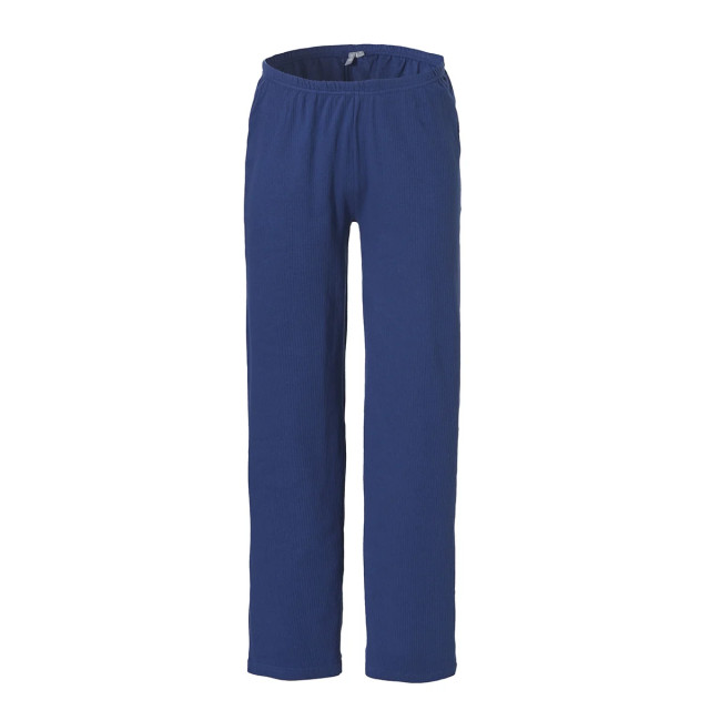By Louise Dames pyjama set interlock lange mouw + broek / blauw BL-986+988 large