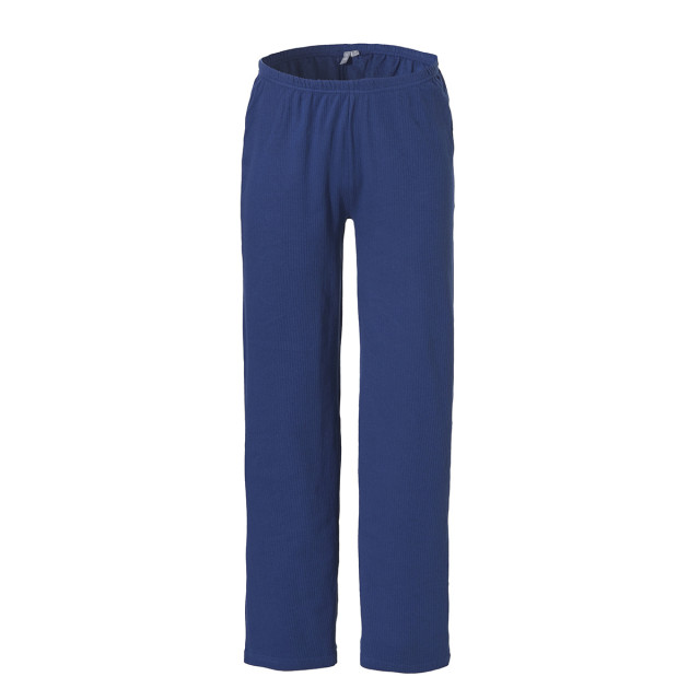 By Louise Dames pyjama set interlock lange mouw + broek / blauw BL-986+988-C large