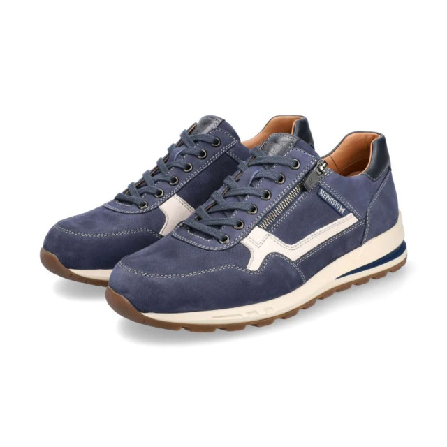 Mephisto Bradley Sneakers Blauw To Be Dressed