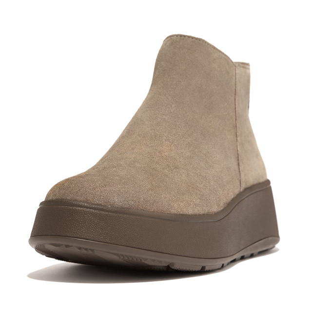 FitFlop F-mode suede flatform zip ankle boots GM3 large