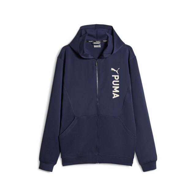 Puma fit double knit fz hoodie - 059936_200-M large