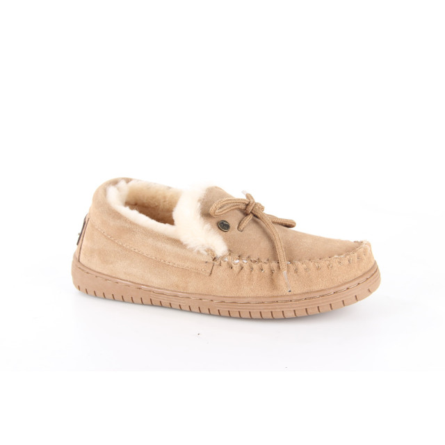 Warmbat Koala camel dames pantoffel (gesloten hiel) Warmbat Koala Camel large