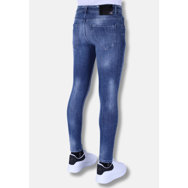 Local Fanatic Denim jeans slim fit met gebleekte wassing 1094 LF-DNM-1094 large