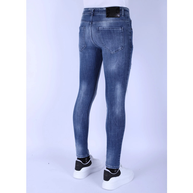 Local Fanatic Denim jeans slim fit met gebleekte wassing 1094 LF-DNM-1094 large