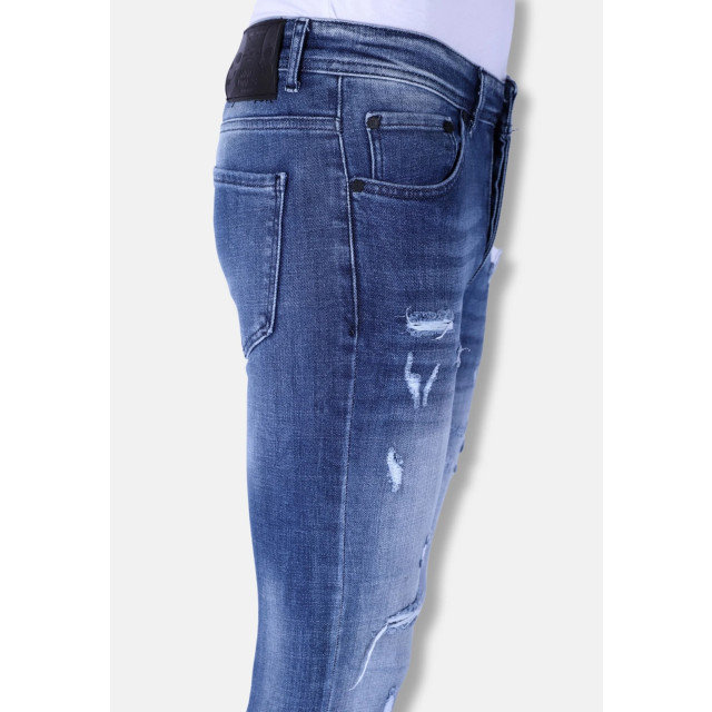 Local Fanatic Denim jeans slim fit met gebleekte wassing 1094 LF-DNM-1094 large