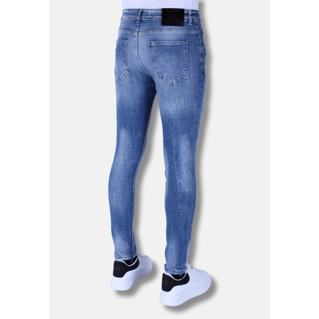 Local Fanatic Stonewashed slim fit jeans met stretch 1098 LF-DNM-1098 large