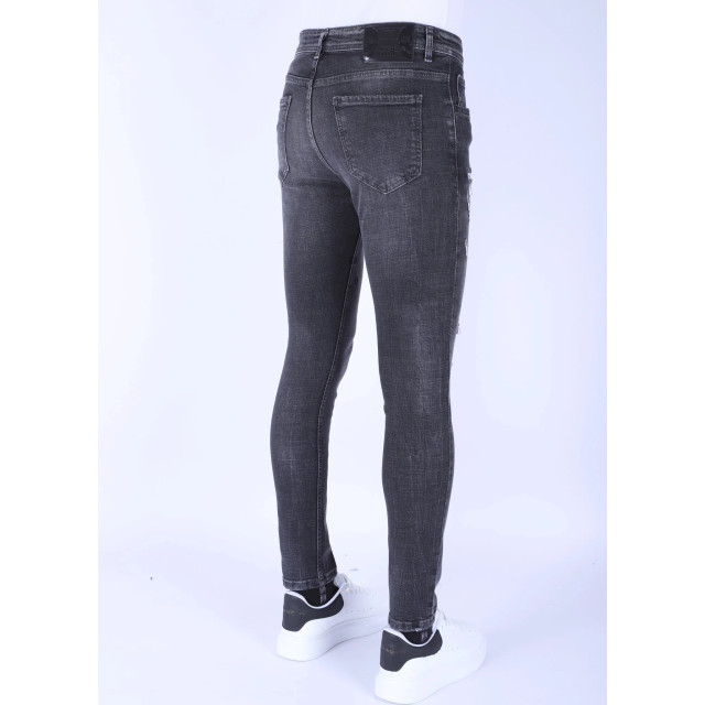 Local Fanatic Jeans met scheuren slim fit 1099 LF-DNM-1099 large