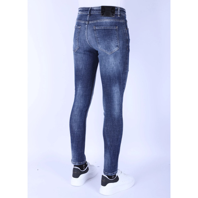 Local Fanatic Denim blue stone washed jeans slim fit 1103 LF-DNM-1103 large