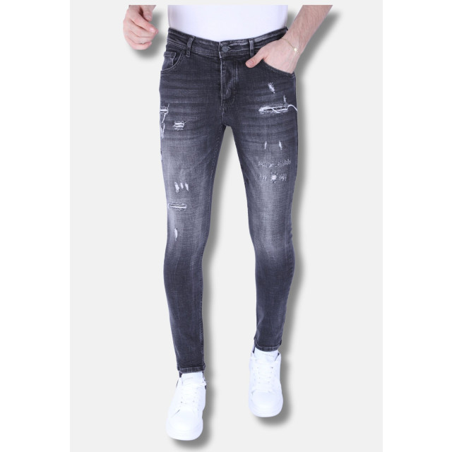 Local Fanatic Jeans met scheuren slim fit 1099 LF-DNM-1099 large