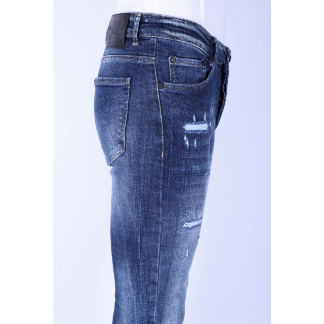 Local Fanatic Denim blue stone washed jeans slim fit 1103 LF-DNM-1103 large